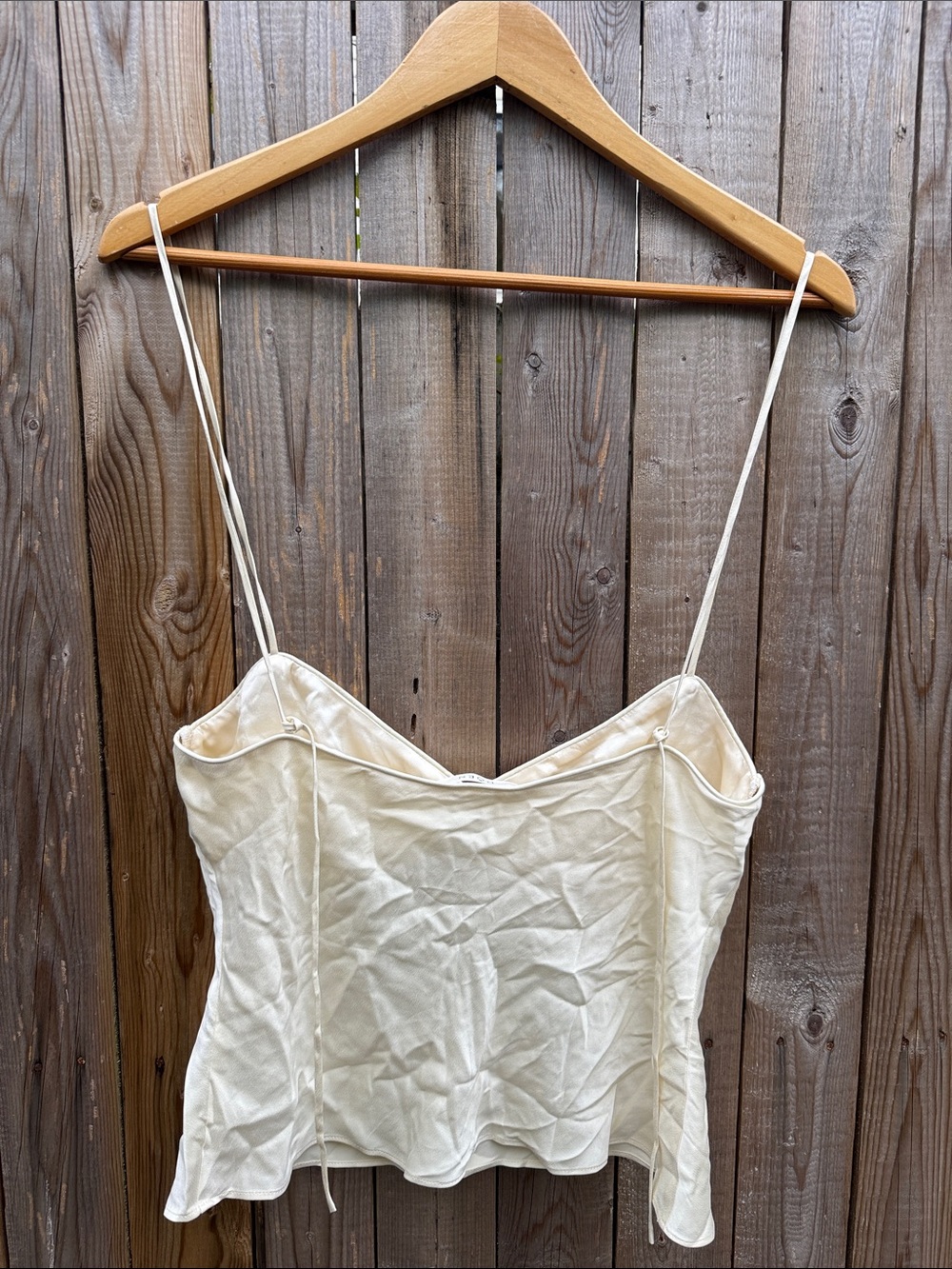 Doen Laney silk top in ivory - Picture 8 of 12